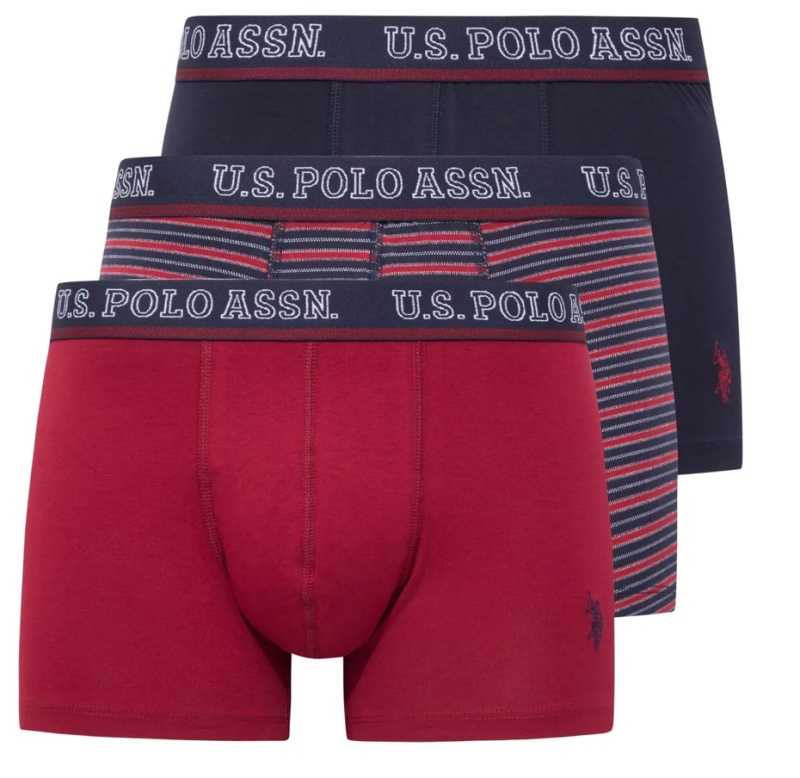 U.S. POLO ASSN. 3Pack boxerky 80516  | Vermali.cz
